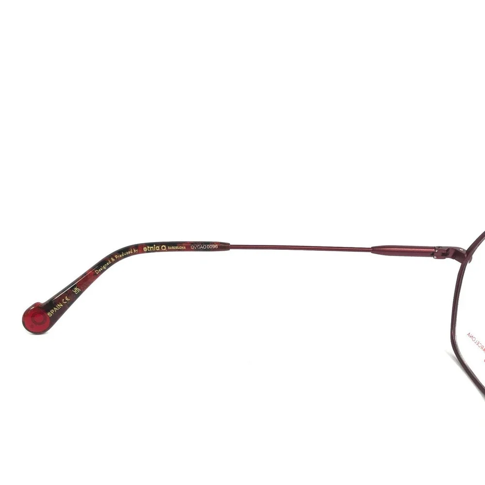 Etnia Barcelona Eyeglasses Frames EXEDRA BX Bordeaux Red Geometric 53-18-140